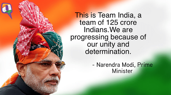 Prime Minister Narendra Modi addresses the nation on the occasion of Independence Day.