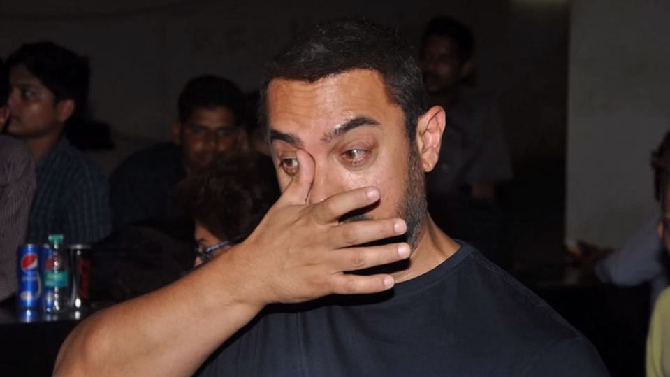 Aamir Khan after the screening of <i>Bajrangi Bhaijaan</i> (Picture: Youtube screen grab)