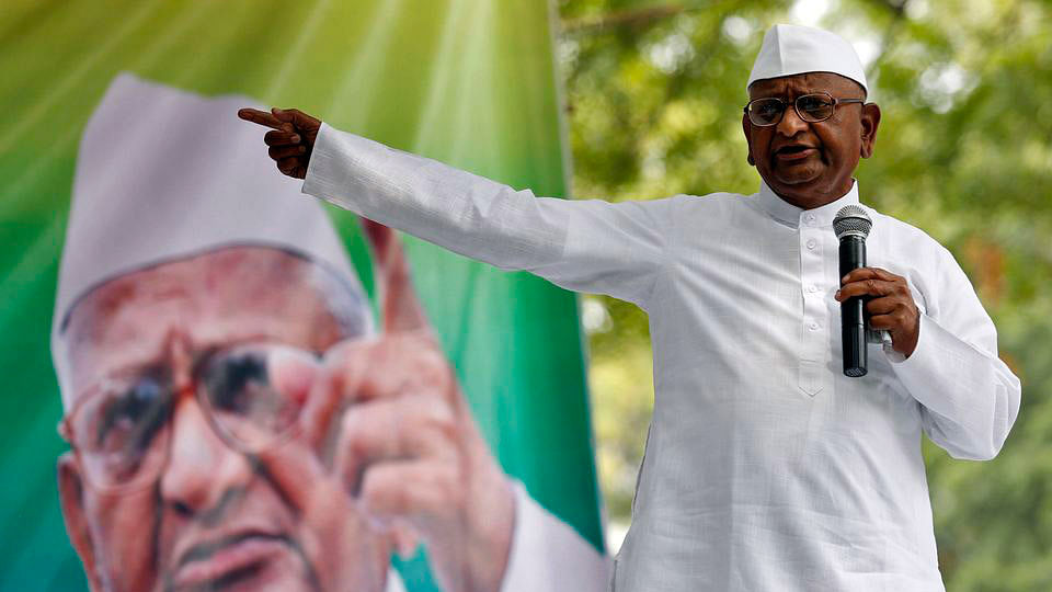File photo of Anna Hazare. (Photo: Reuters)