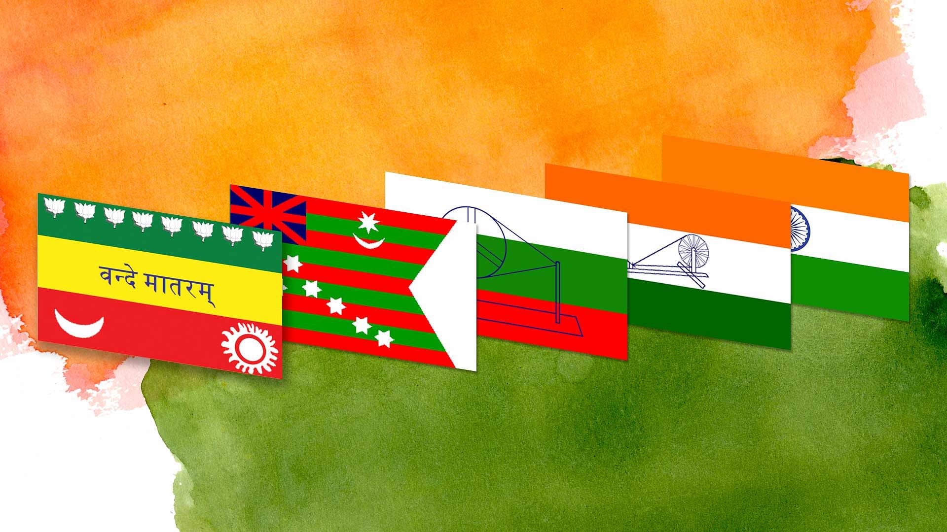 A brief journey through the many flags India had before taking pride in the tricolour.&nbsp;