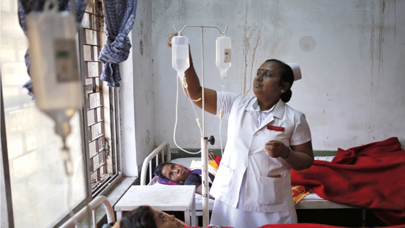 5,000 AIIMS Nurses Take Mass Leave  To Demand Hike in Wages