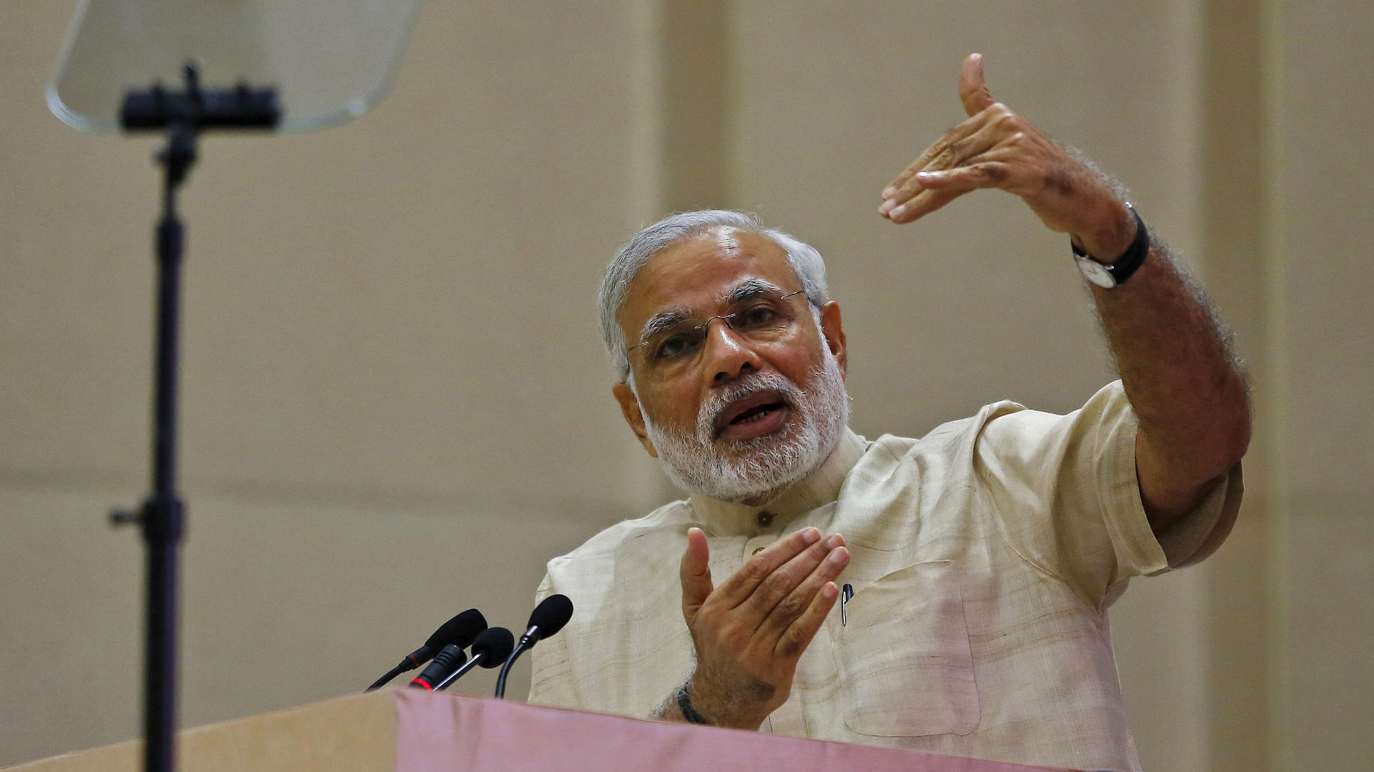 Narendra Modi signed a historic Naga peace deal.&nbsp;(Photo: Reuters)