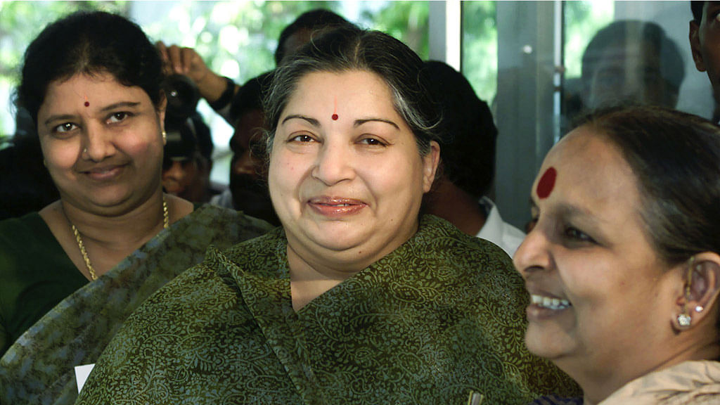 File image of former Tamil  Nadu  CM J Jayalalithaa.