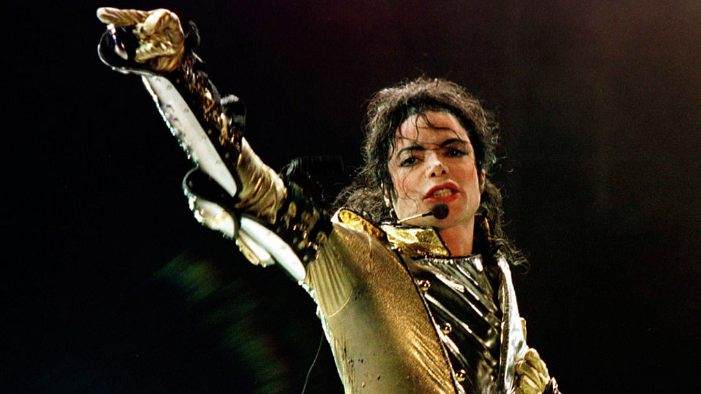 Michael Jackson performs  during “HIStory World Tour” concert in Vienna in 1997. (Photo: Reuters)
