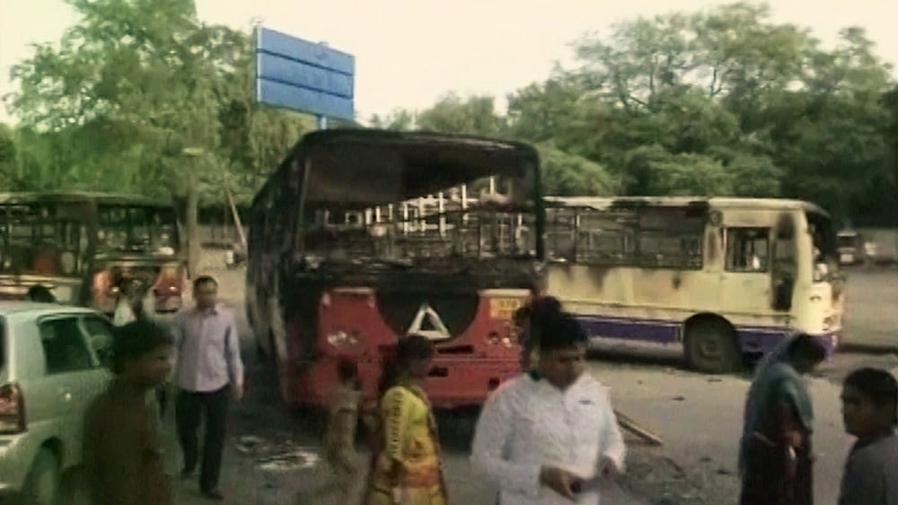 Gujarat remains tense, Hardik Patel calls for state-wide bandh and appeals for calm.