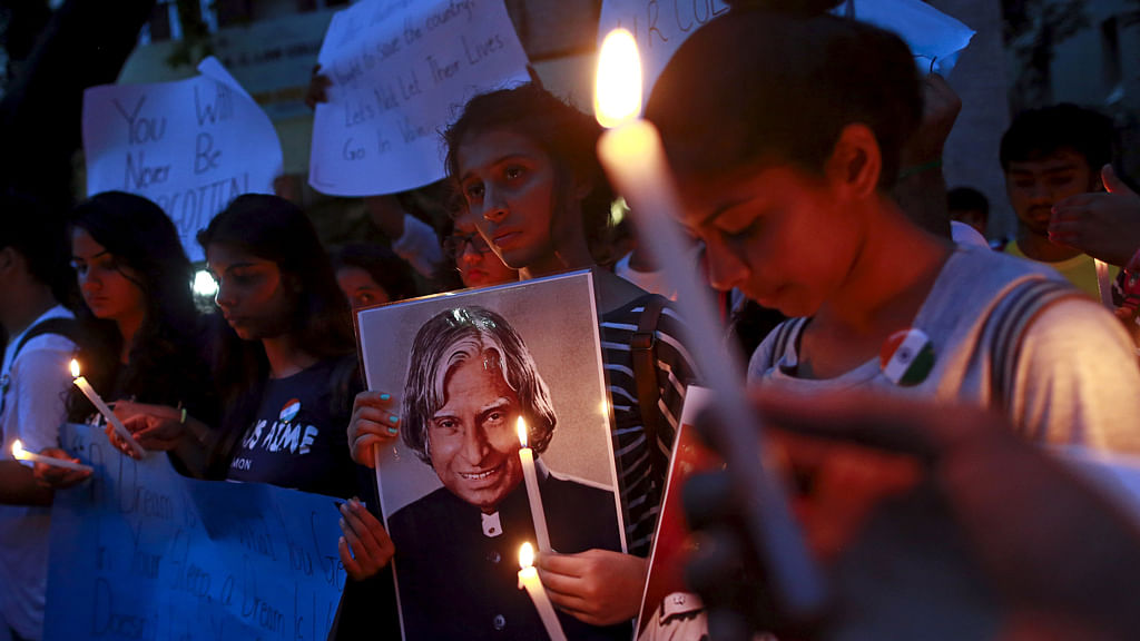 It was a transition of sorts for Dr Kalam as he moved on from the role of a scientist to that of president.&nbsp;(Photo: Reuters)