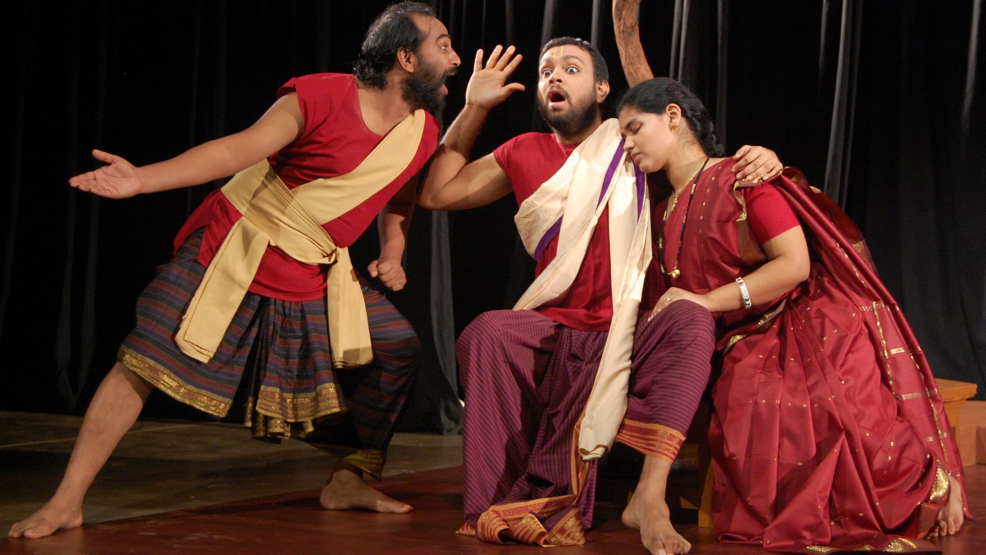 This little village group could give Delhi’s acting schools a run for their money! (Photo Courtesy: Ninasam)