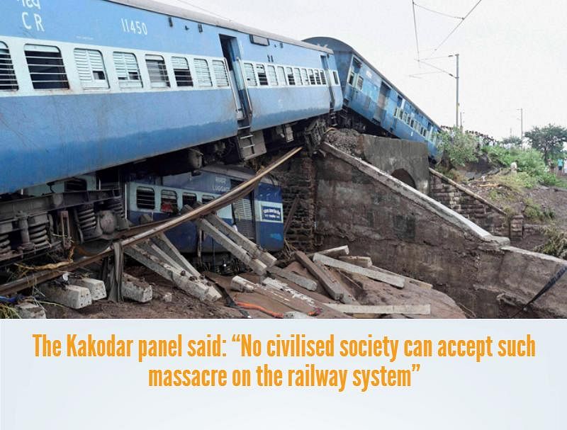 The twin railway accidents in MP highlights why rail safety should be a priority for the Modi government. Read here.