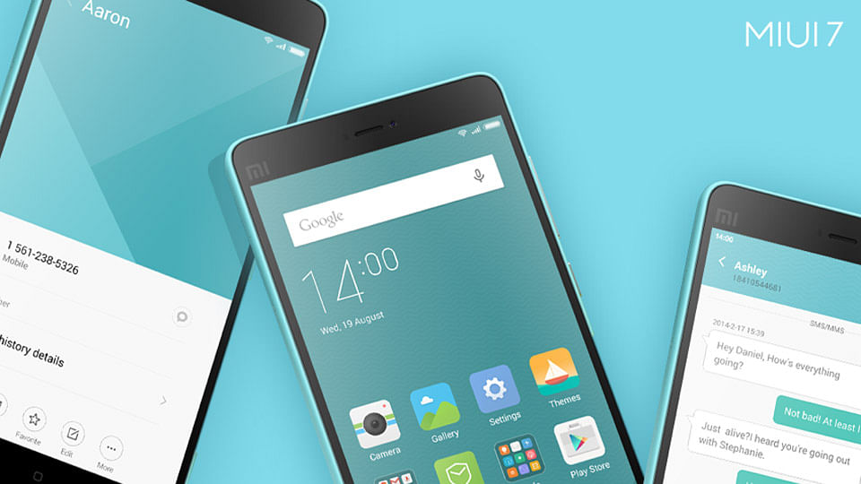 MIUI 7 will be available OTA for 7 Xiaomi phones roll out starts Aug 24.