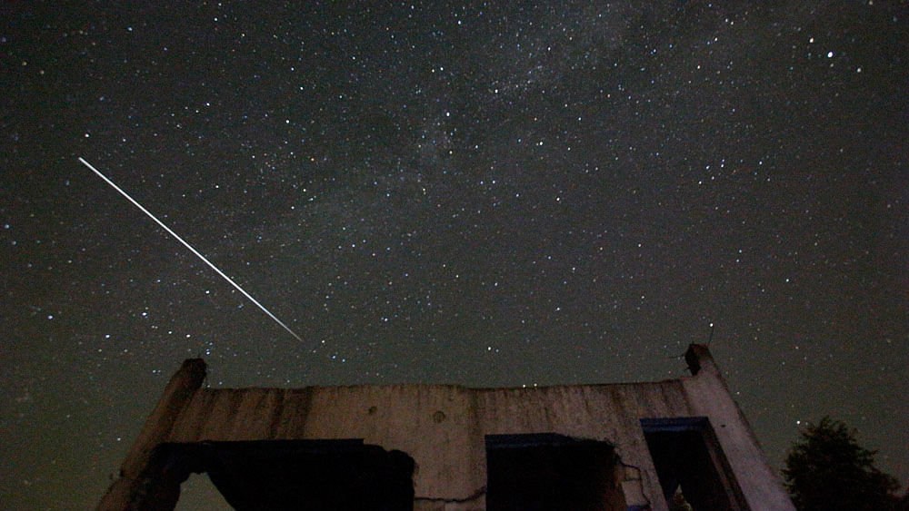 A meteor seen in Bosnia.