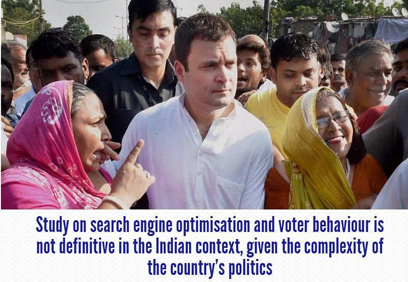 According to a study, search engine optimisation can alter voter behaviour, as in NDA’s 2014 poll victory.