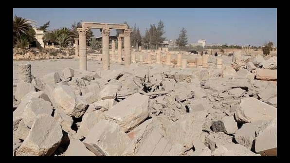 ISIS releases five images of the Palmyra temple destruction, detailing how the act was carried out.