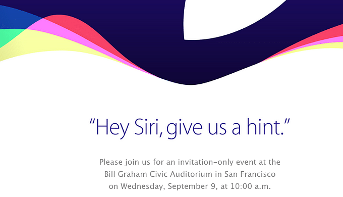 Apple Inc has announced a big event on Sept 9 where it is expected to launch the much anticipated iPhone 6s.