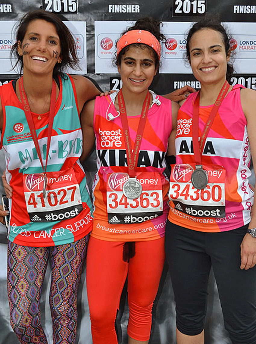These two women prove how sexism can be beaten in a marathon.
