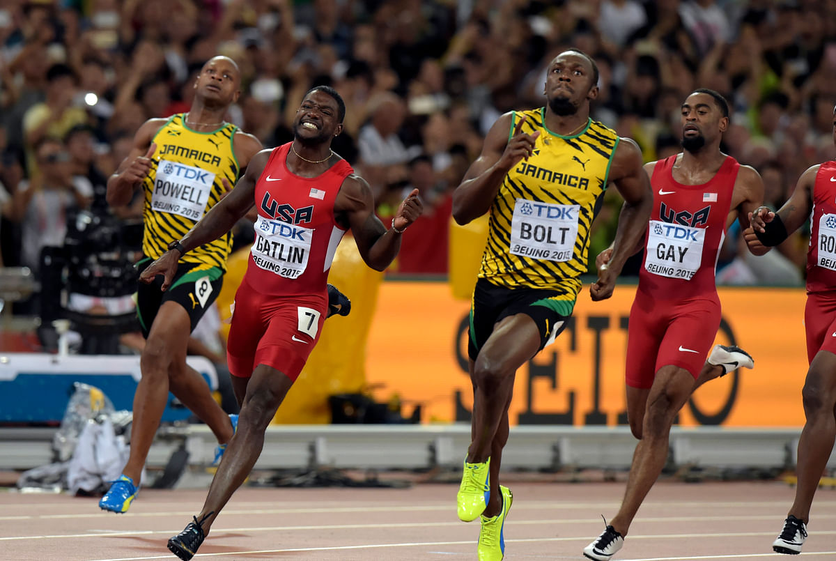 Usain Bolt and Justin Gatlin will face-off with each other in the 200m final in the Championships at Beijing. 