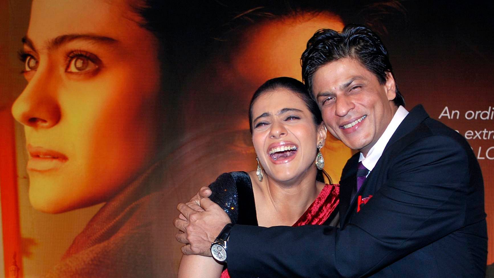 Shah Rukh Khan with Kajol:&nbsp;Arguably the best on-screen pair Bollywood has seen yet (Photo: Reuters)