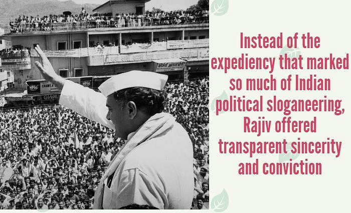 An accidental PM, Rajiv Gandhi inspired hope with his clean image until he succumbed to traditional politics.