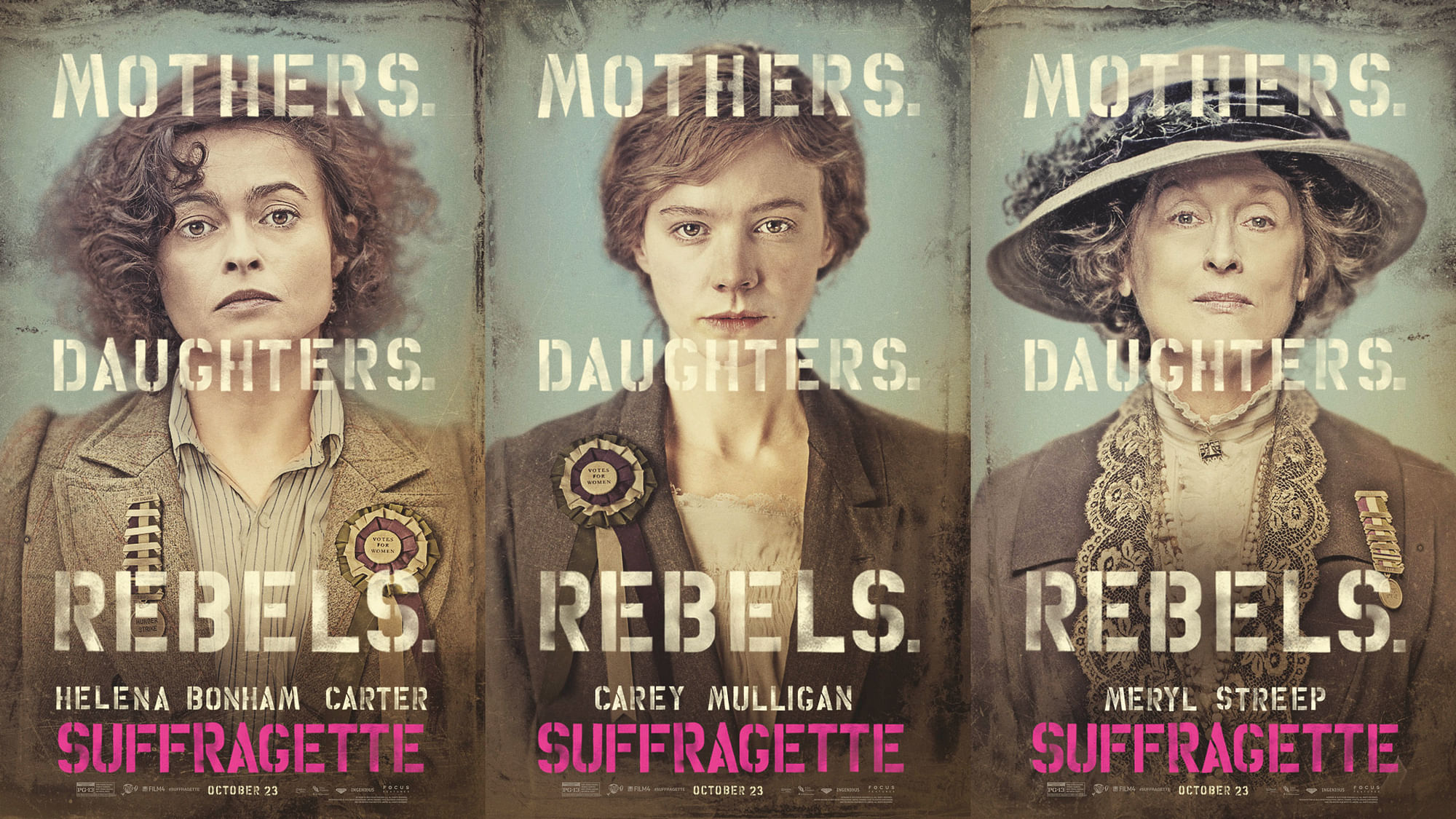 How badass are they? The cast members of <i>Suffragette</i> (Photo: Facebook/<a href="https://www.facebook.com/SuffragetteMovie?fref=ts">Suffragette</a>)