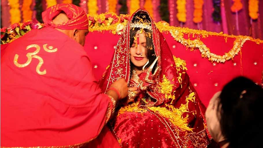 Is Radhe Maa being attacked because she demanded dowry, wears fancy clothes or is it because she’s a woman? (Photo: Radhe Maa’s website)
