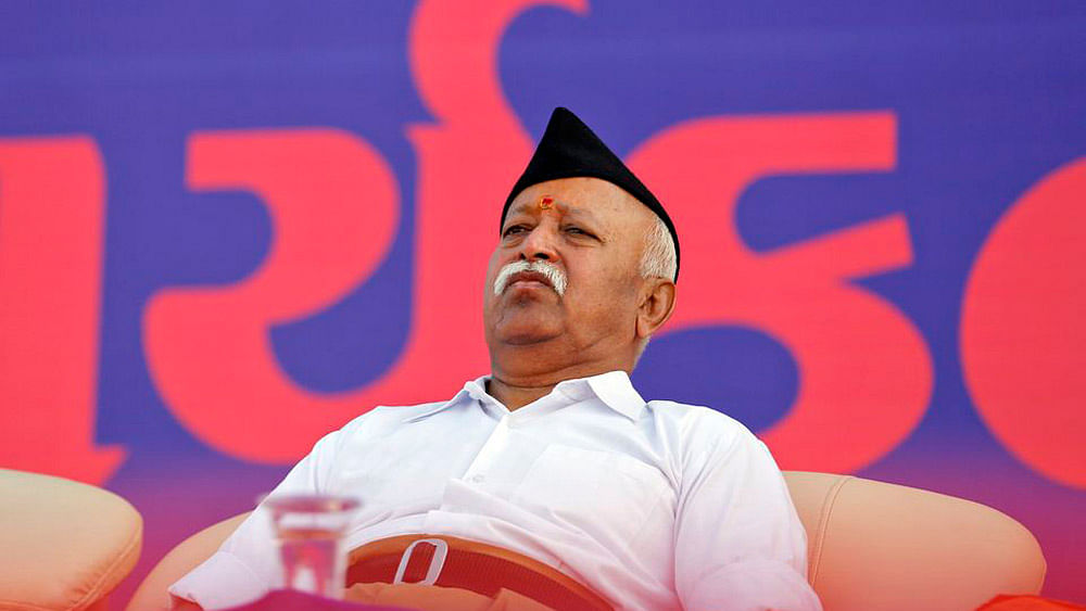 File photo of RSS chief Mohan Bhagwat.