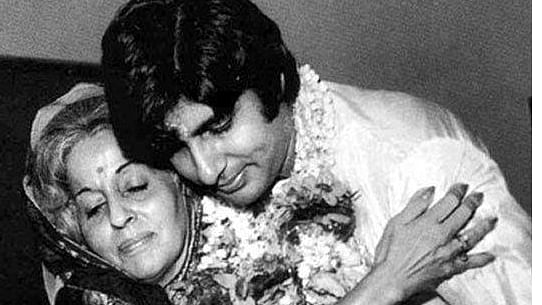 Mother &amp; Son: Teji Bachchan and Amitabh 