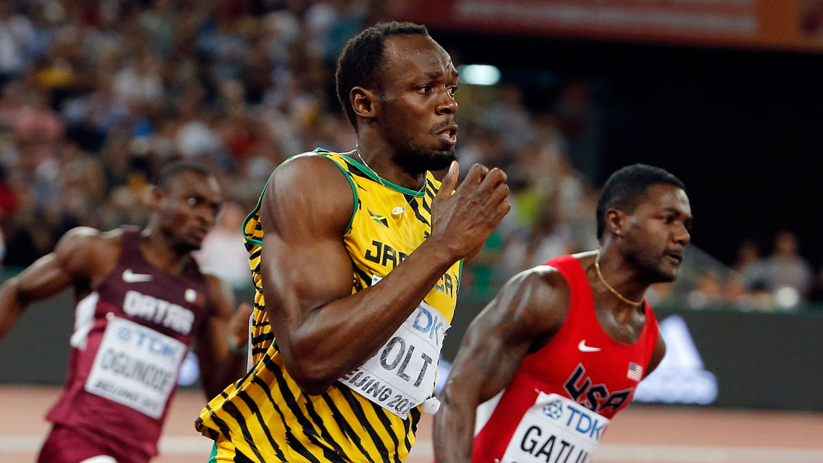 The victory gave Bolt a record-extending 10th world championship gold medal.