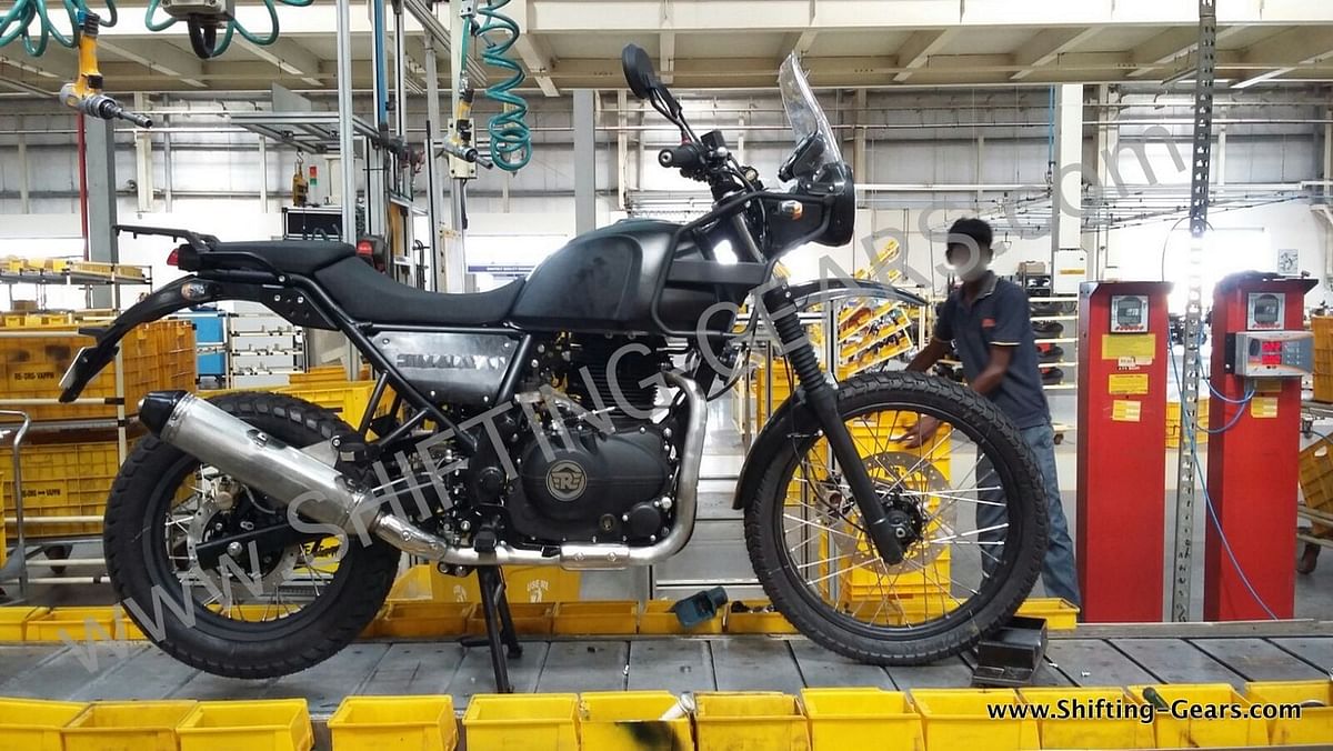 After much speculation, images of the Royal Enfield Himalayan on the production line have finally surfaced. 