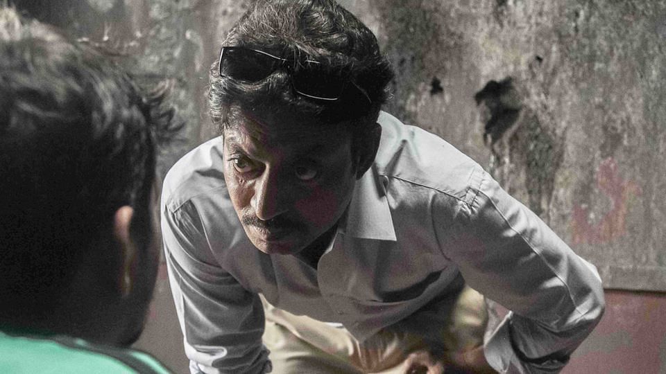 Irrfan Khan plays the investigating officer Ashwin Kumar in <i>Talvar</i>