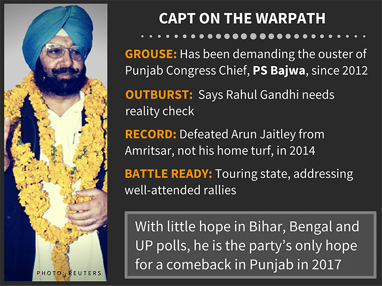 Ex-CM Captain Amarinder Singh’s scathing attack on Rahul Gandhi might not stand the party in good stead in the state.