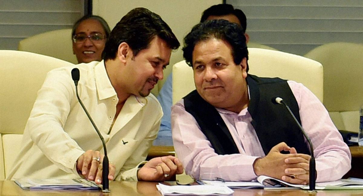 Rajeev Shukla and east zone’s vice-president Gautam Roy are said to be in the running to replace Dalmiya as President
