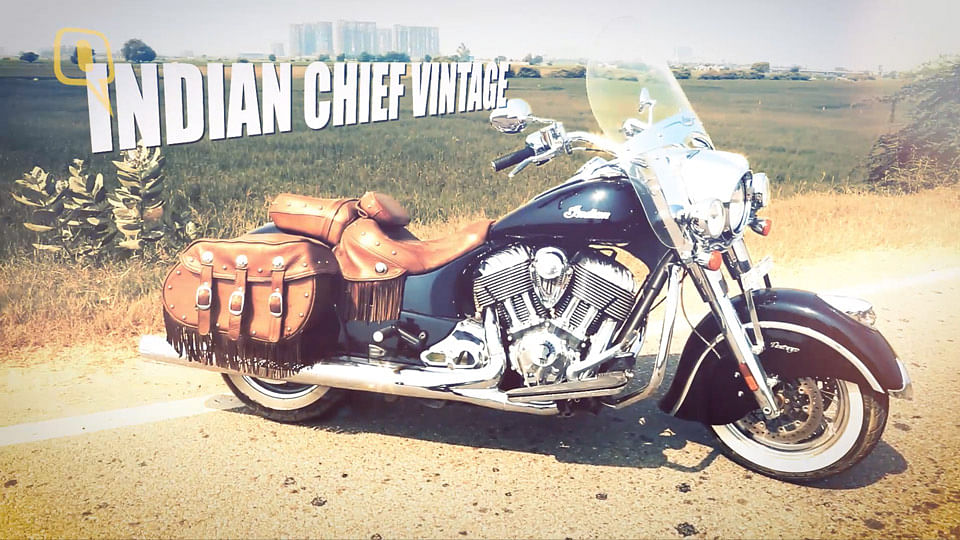 The Indian Chief Vintage in all its chrome-laden, leather-bound glory. (Photo: <b>The Quint</b>)