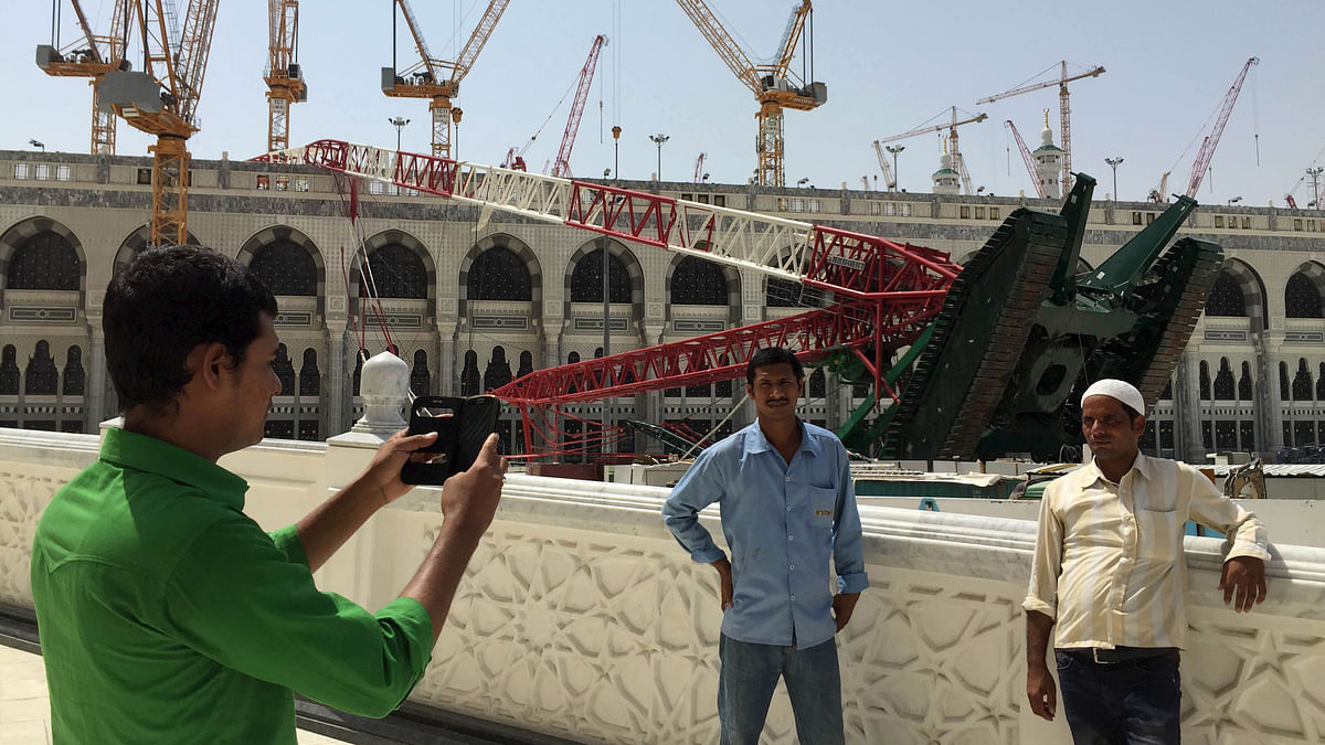 Bin Ladin’s family owned firm condemned by Saudi King; held responsible for crane collapse at Mecca’s Grand Mosque