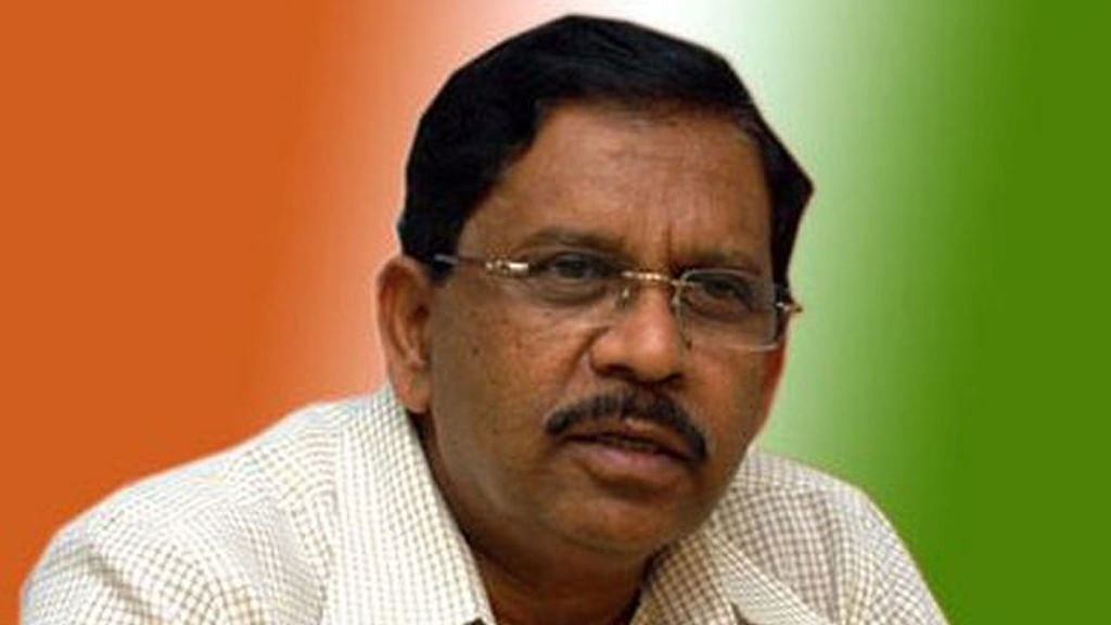 Karnataka Congress chief G Parameshwara. (Photo courtesy: <i>The News Minute</i>)