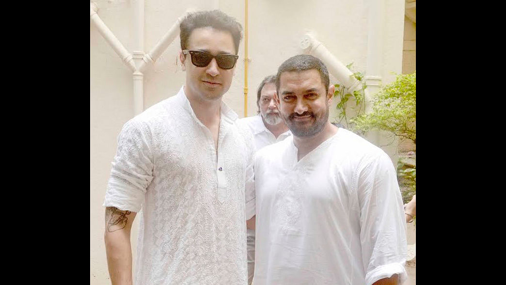 Imran Khan&nbsp;with Aamir Khan (Photo: Yogen Shah)