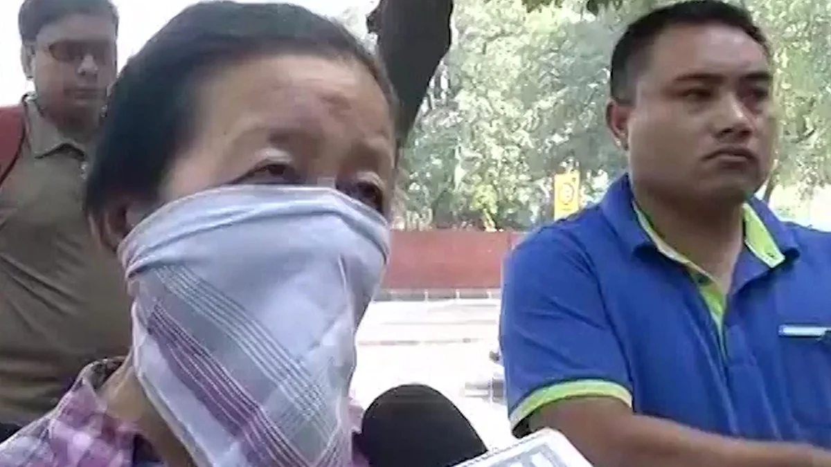 One of the two women who has allegedly been raped. (Photo: ANI Screengrab)