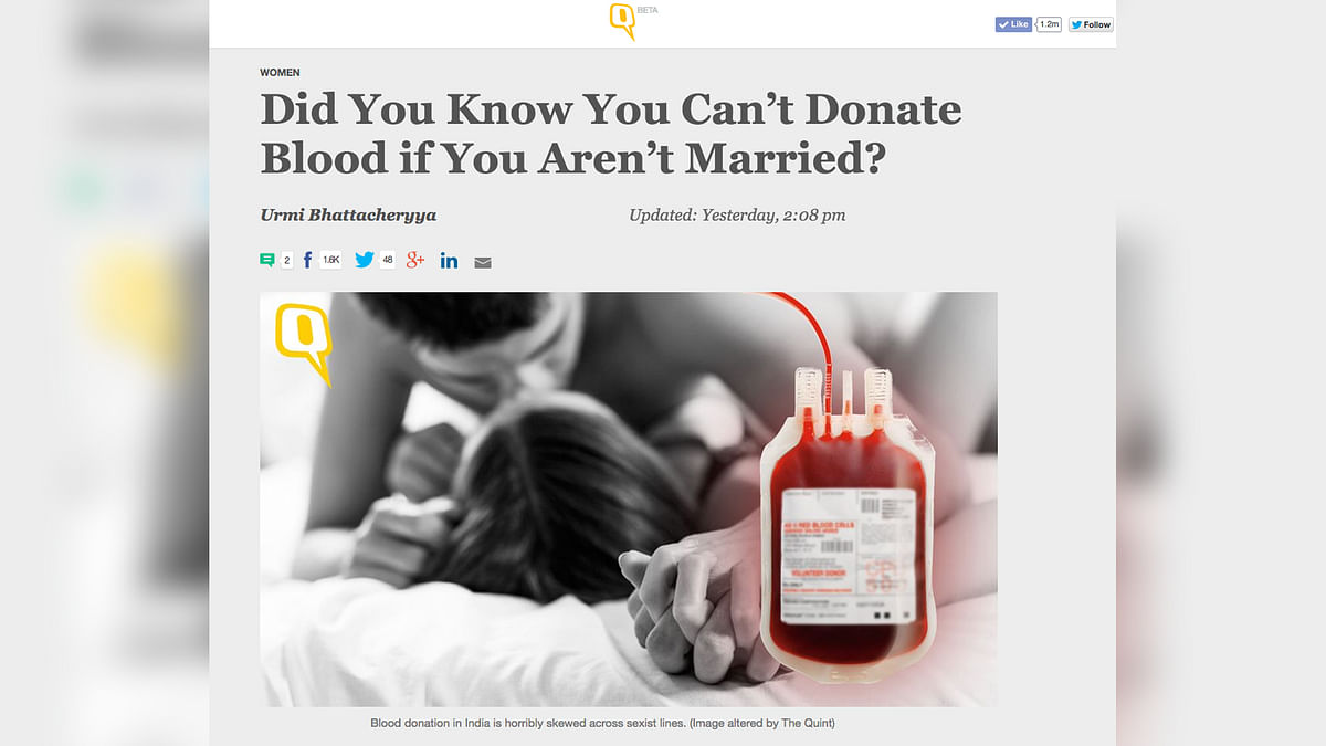 Fortis Reacts to Our Blood Donation Story: The Quint Responds