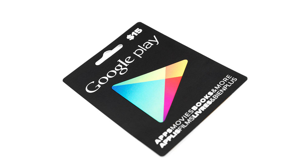 Google Play gift cards can be used to purchase millions of books, songs, apps and more from the Google Play store. (Photo: iStock)