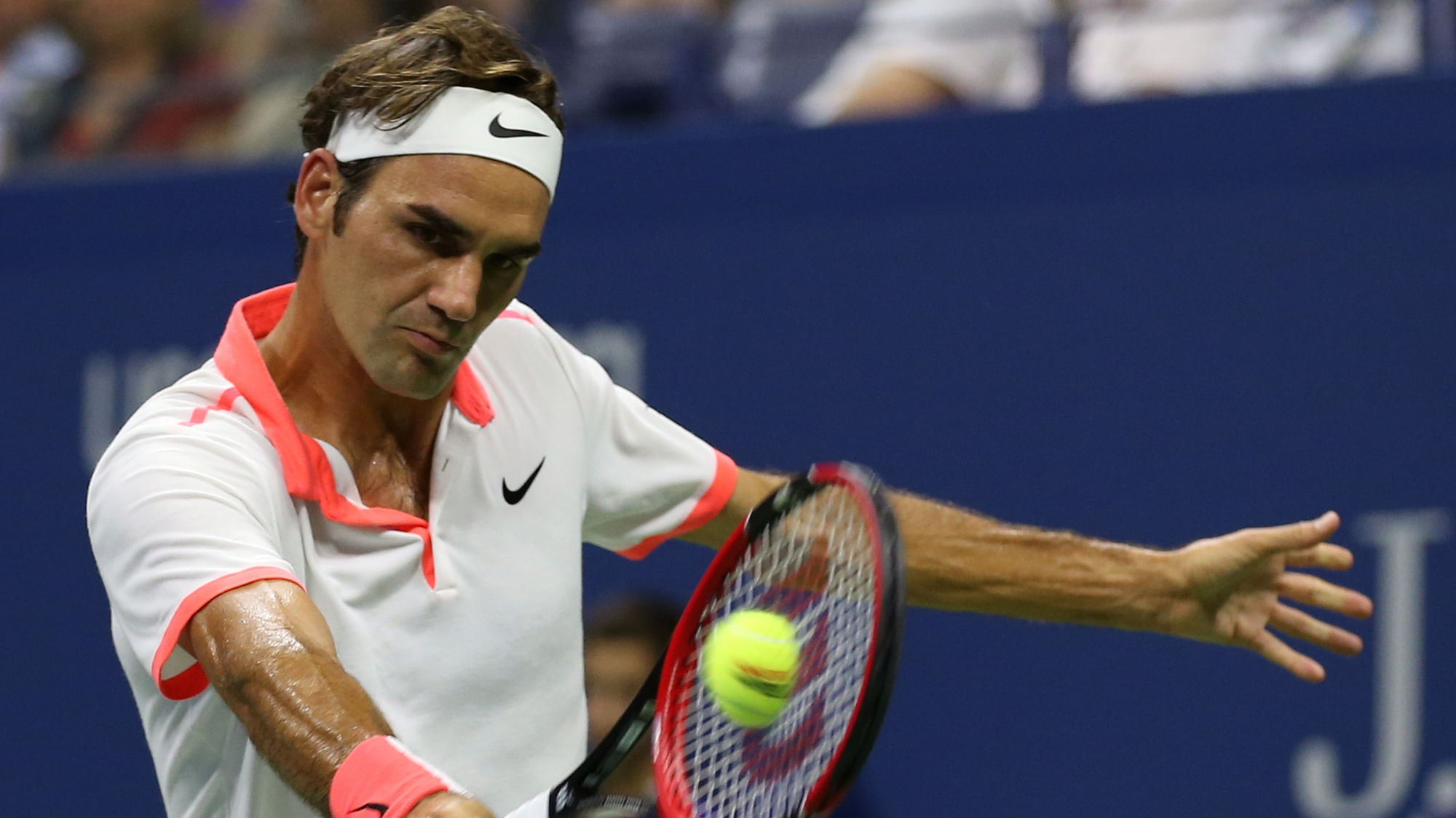 Roger Federer’s backhand is still a thing of beauty but he’s now got new weapons of mass destruction. (Photo: AP)