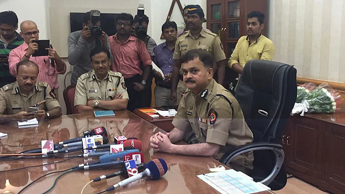 Ahmed Javed, the Mumbai Police commissioner. (Photo: Chandan Nandy)
