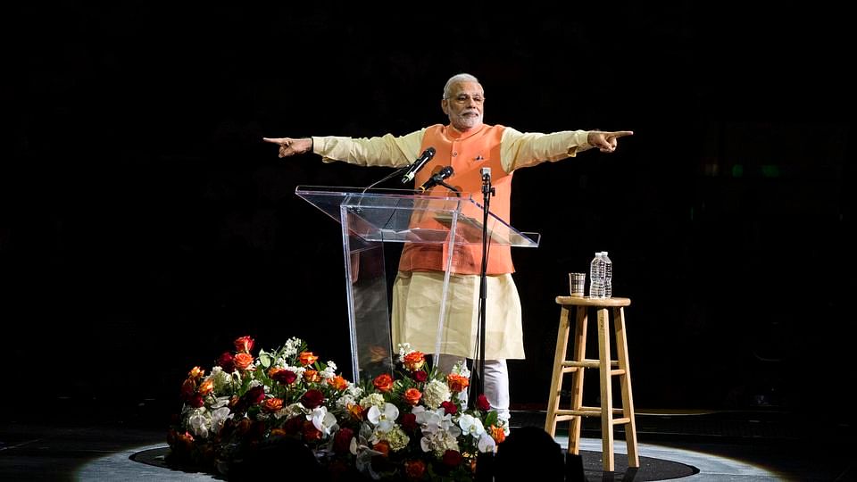 Narendra Modi at the Madison Square Garden in New York in 2014. (Photo: Reuters)