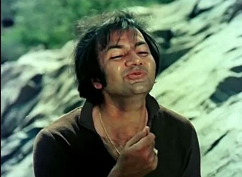 <div class="paragraphs"><p>Prem Chopra in a scene from <em>Bobby </em>(1973).</p></div>