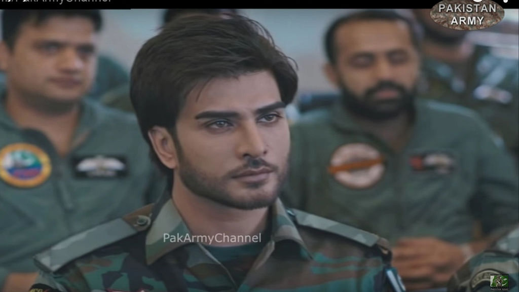 A still from the Pakistan Air Force video, <a href="https://www.youtube.com/watch?v=FnP9Y6Dos48">Sherdil Shaheen</a>.