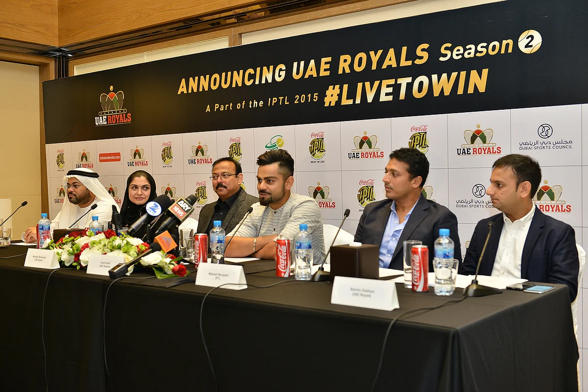 Virat Kohli at the announcement press event in Dubai on Thursday. (Photo: UAE Royals)