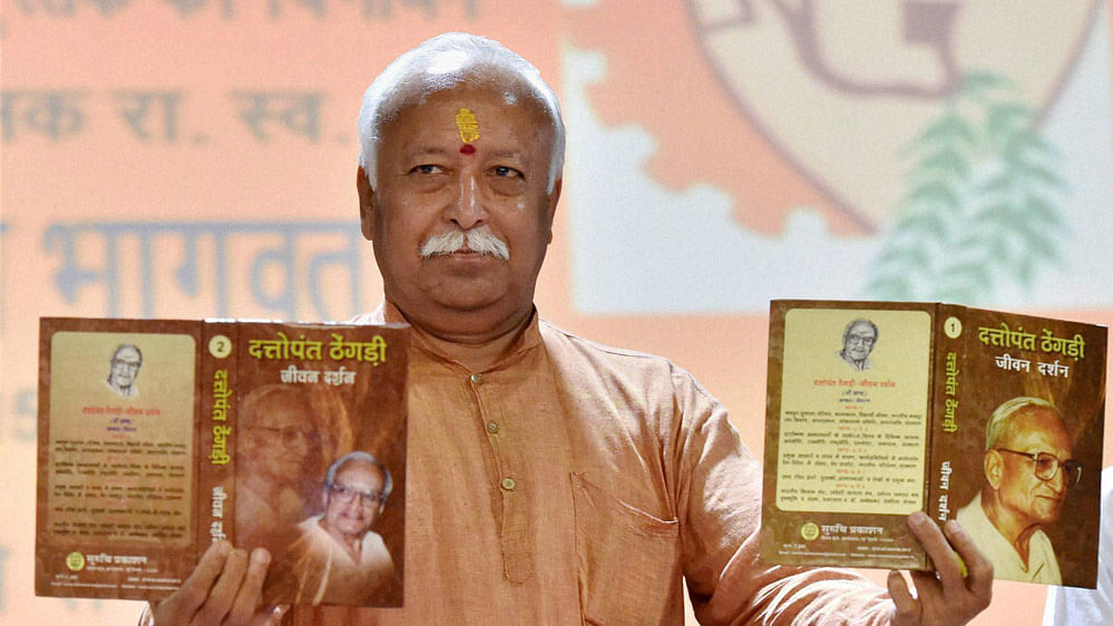 File photo of RSS chief Mohan Bhagwat. (Photo: PTI)