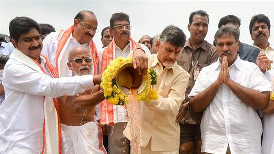 Andhra Pradesh Chief Minister N Chandrababu Naidu. (Photo courtesy: <i>The News Minute</i>)
