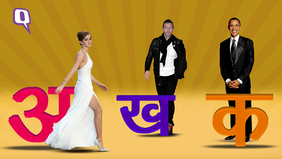 Some international celebs we would like to speak in Hindi.