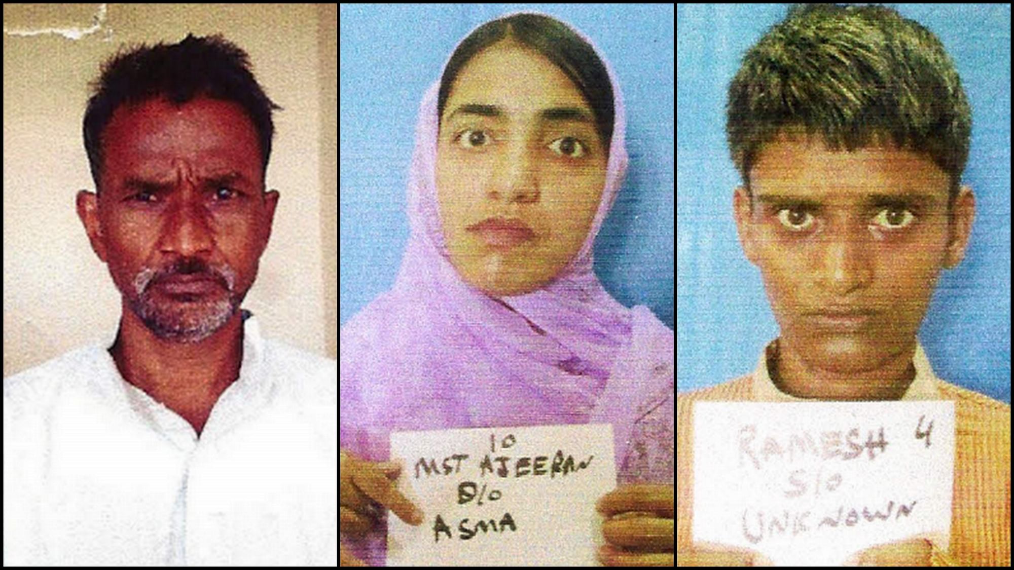 Three of the 17 Indians languishing in Pakistani jails beyond the completion of their sentences. Indian authorities say they are “mentally unsound.” (Photo: MHA)