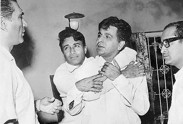 Dev Anand with Dilip Kumar
