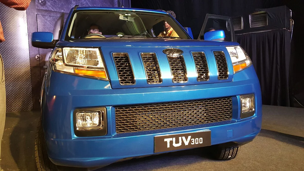 The front grille of the TUV300. (Photo: The Quint)