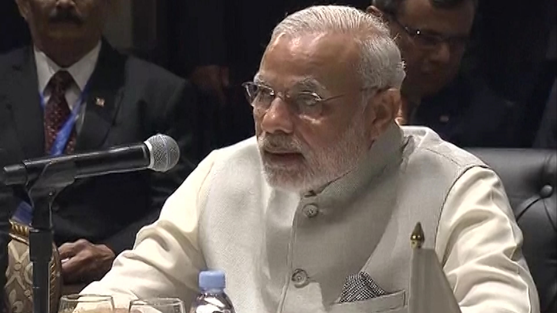 Prime Minister Narendra Modi addressing G4 summit in New York. (Photo: ANI screengrab)